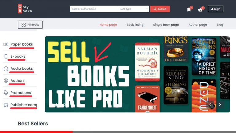 How to Make Book Selling Website In 3 Simple Steps