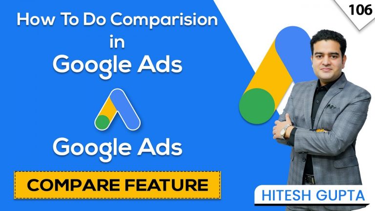 How to do Comparison in Google Ads | Google Ads Compare Feature | Google Ads Course in Hindi FREE