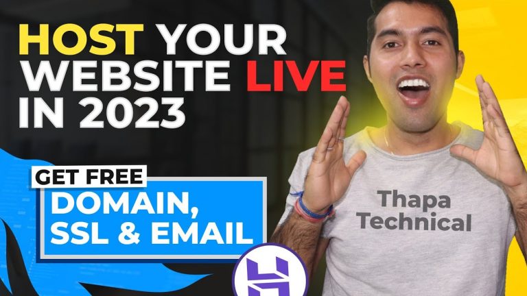 How to get India Best Hosting with Free Domain, SSL, Website Builder & Host Website Live in 2023