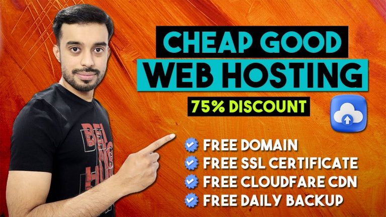 Cheap Good Web Hosting | 75% Discount on Best Cheap Web Hosting | Cheapest Website Hosting