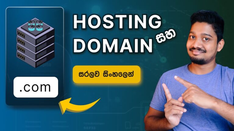 Web Hosting & Domain Explained // Sinhala