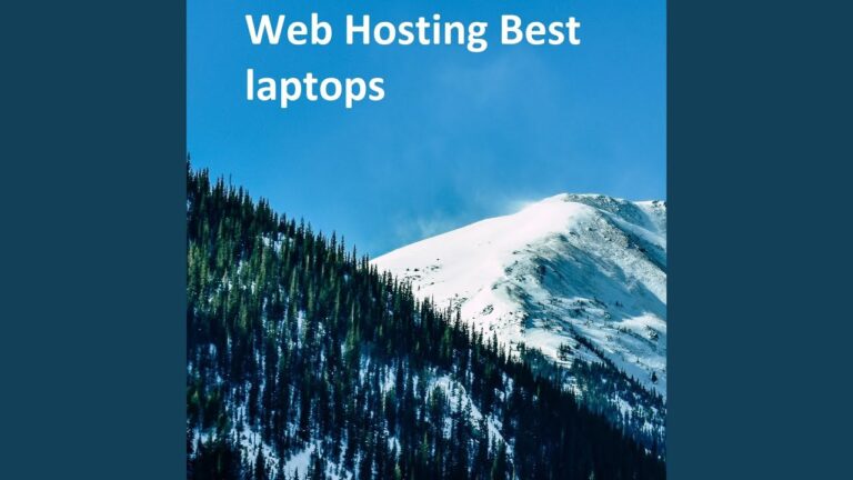 Web Hosting Laptops