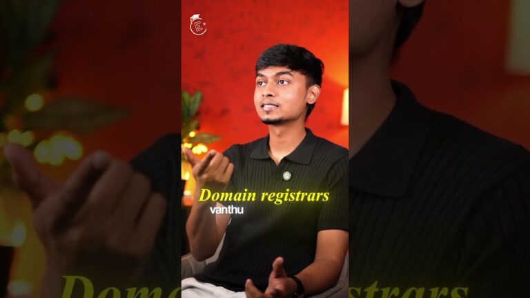 How Domain Registrars & Hosting Work | Beginner Tech Guide shorts hosting domain