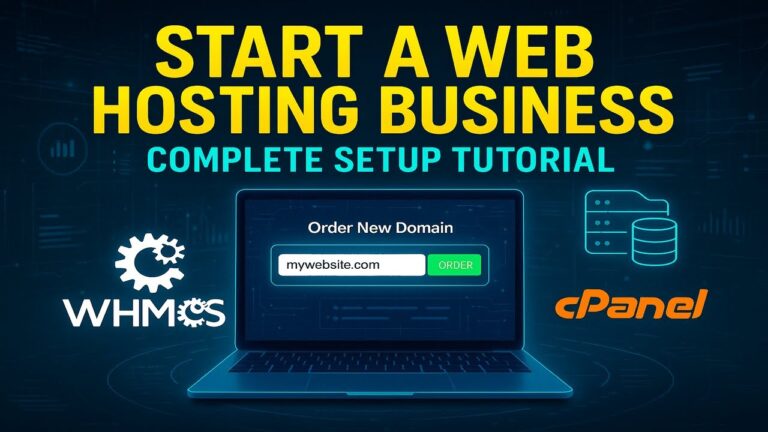 Start Your Own Web Hosting Business in 2025 | WHMCS + WHM Full Setup Tutorial