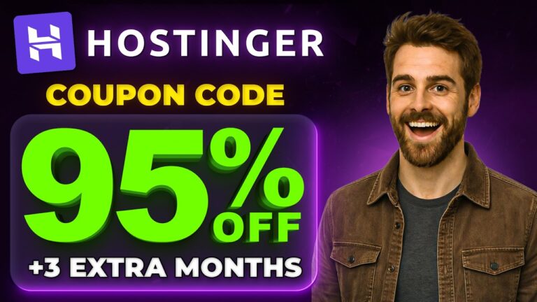Hostinger Coupon Code | Hostinger Review Tutorial | Best Web Hosting | Hostinger Website Builder