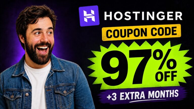 Hostinger Coupon Code 2026 | Save More With Hostinger Review | Hostinger Website Builder