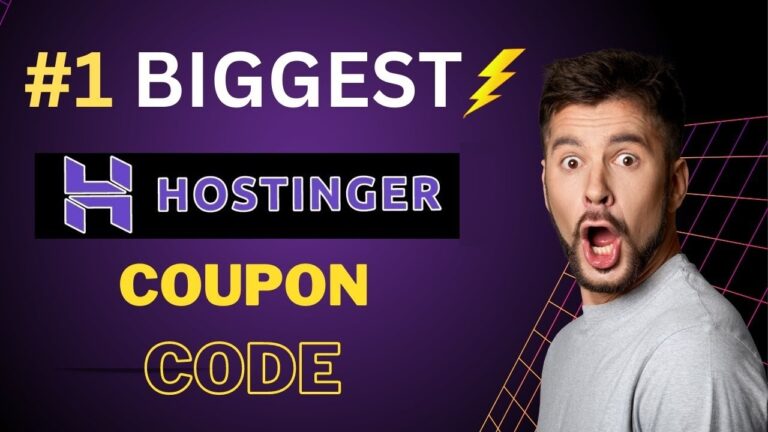 Hostinger Coupon Code | BEST Hostinger Promo Code Discount