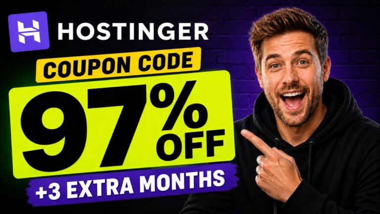 Hostinger Coupon Code | Hostinger Review 2026 | Hostinger Website Builder | Claim Extra 20% Discount