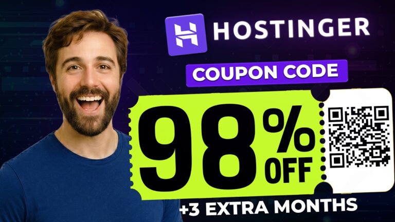 Hostinger Coupon Code | Hostinger Website Builder Tutorial | Best Web Hosting Deal