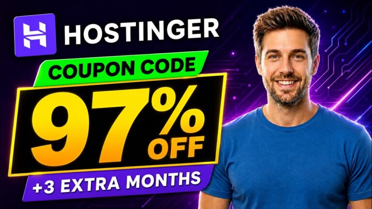 Hostinger Coupon Code with EXTRA 20% Discount | Hostinger Website Builder Offer | Biggest Discount