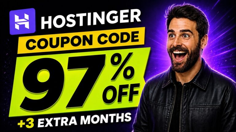 Verified Hostinger Coupon Code 2026 | Hostinger Review | Hostinger Website Builder