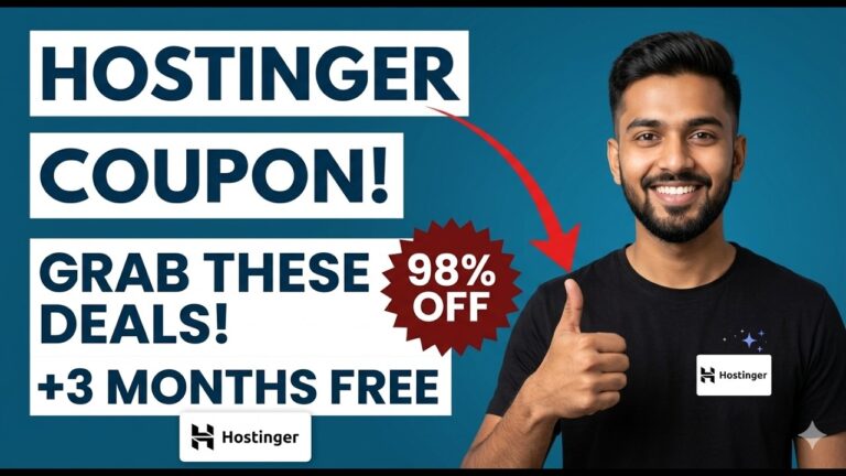 Hostinger Coupon Code 2026 | Get The Biggest Web Hosting Deal Now