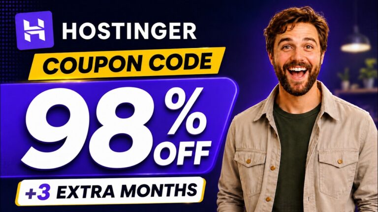 Hostinger Coupon Code Today | BEST WordPress Hosting | SAVE EXTRA 20% DISCOUNT