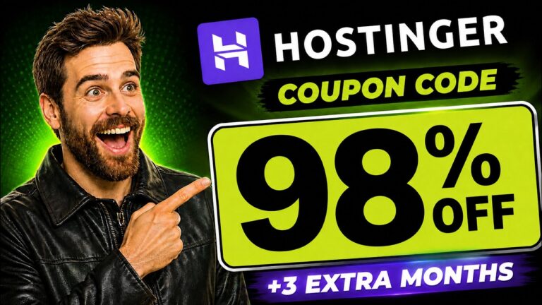 Hostinger Coupon Code Today | Hostinger Website Builder Tutorial | VERIFIED Best Web Hosting Deal