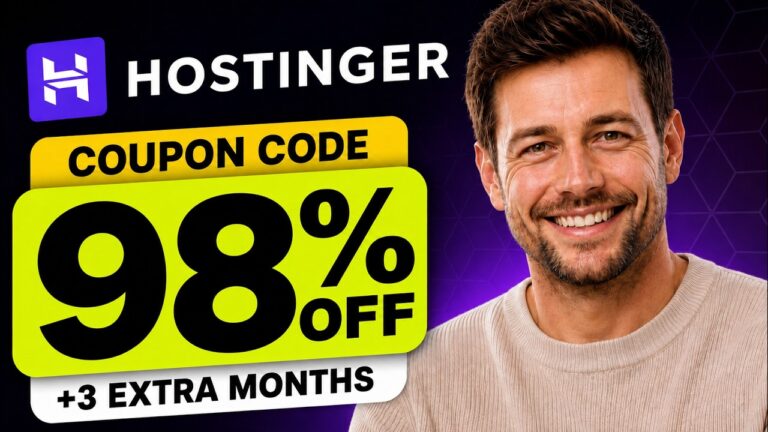 Hostinger Coupon Code Verified | Hostinger Review | Hostinger Website Builder | Best Web Hosting