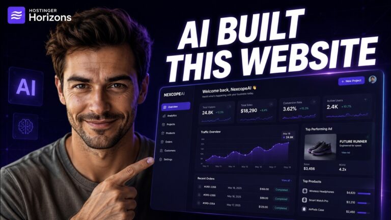 Hostinger Horizons Review: I Built a Passive Income Website With AI (No Coding)