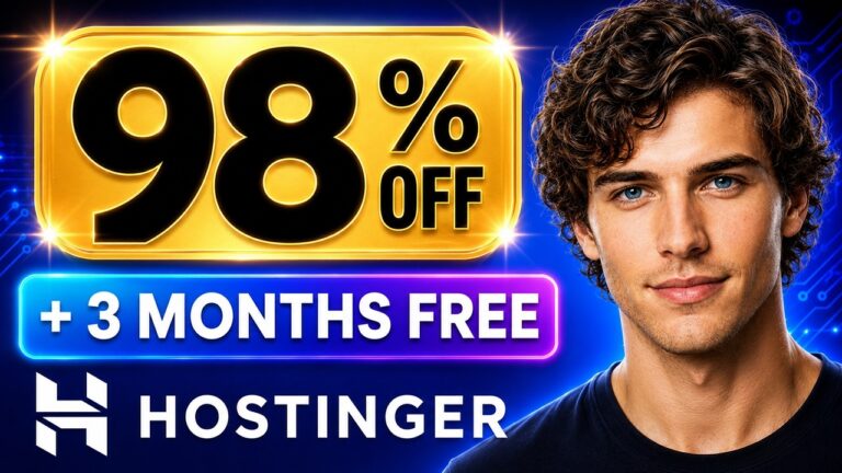Hostinger Coupon Code 2026 | Biggest Discount + FREE Bonus Months