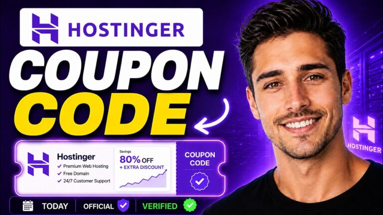 Hostinger Coupon Code 2026 Get the Latest Hostinger Discount (Verified)